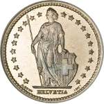 1899 Switzerland 1 Fr Obverse