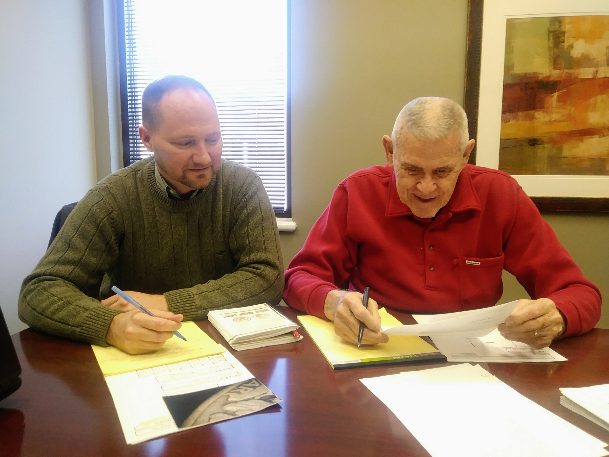 Dennis Tucker and Bill Fivaz