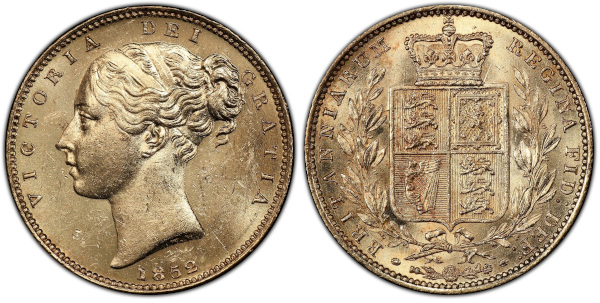 Great Britain 1852 Sovereign