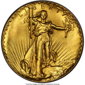 1907 Ultra High Relief Double Eagle