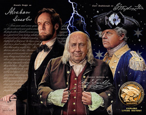 Jamie Franki's Living American History Program artwork