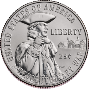 Revolutionary War Quarter Reverse